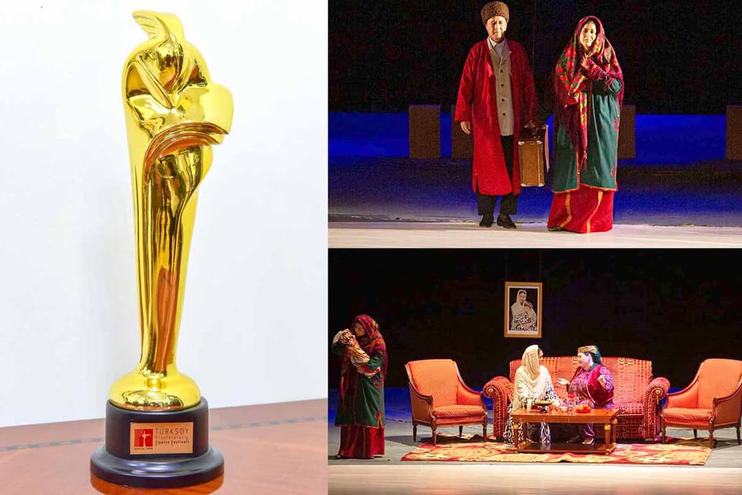Türkmenistanyň teatry Özbegistandaky festiwalda baş baýraga eýe boldy