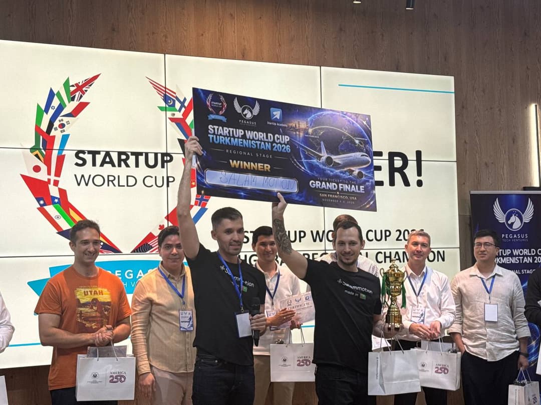 Aşgabatly SalamMotion startapy Startup World Cup ýaryşynyň jemleýji tapgyryna çykdy