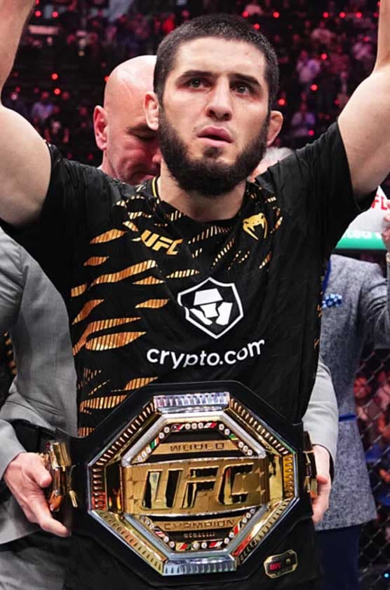 UFC çempiony Mahaçew: "Ikinji guşagy gazanýançam, UFC-den gitmegi islämok"