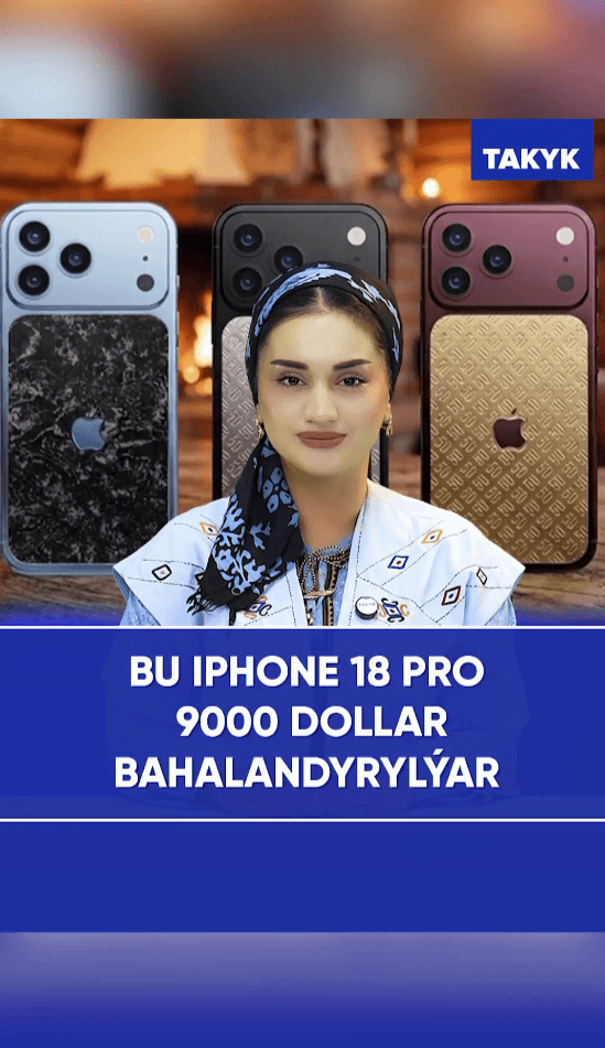 Bu iPhone 18 Pro 9000 dollar bahalandyrylýar