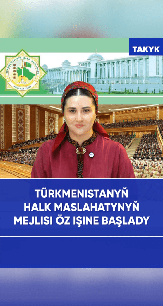 Türkmenistanyň Halk Maslahatynyň mejlisi öz işine başlady
