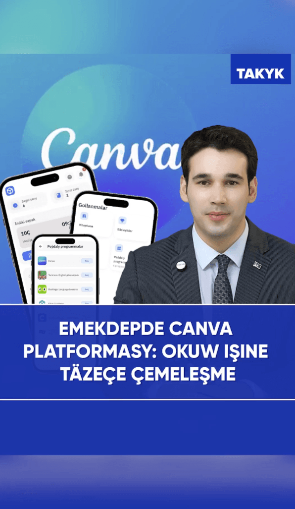 eMekdepde Canva platformasy: okuw işine täzeçe çemeleşme