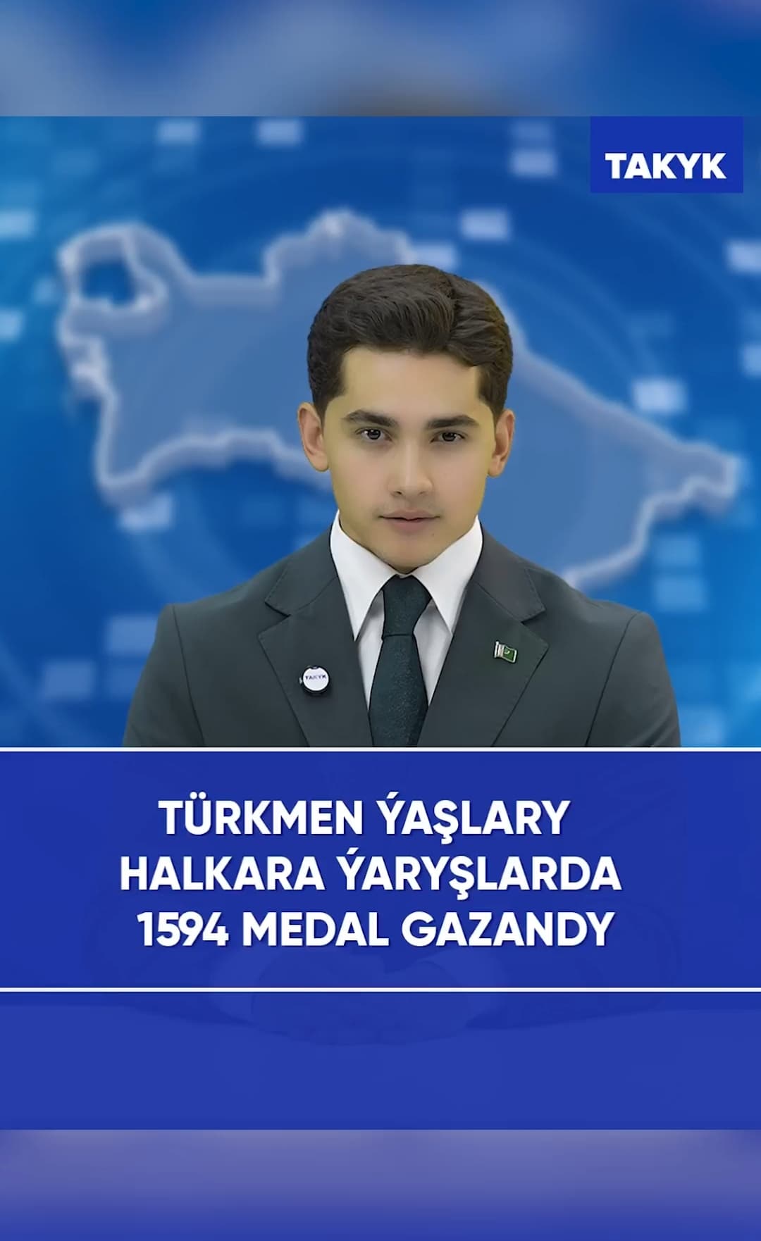 Türkmen ýaşlary halkara ýaryşlarda 1594 medal gazandy