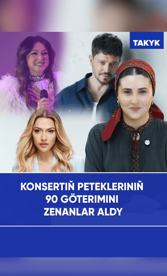 Konsertiň petekleriniň 90 göterimini zenanlar aldy