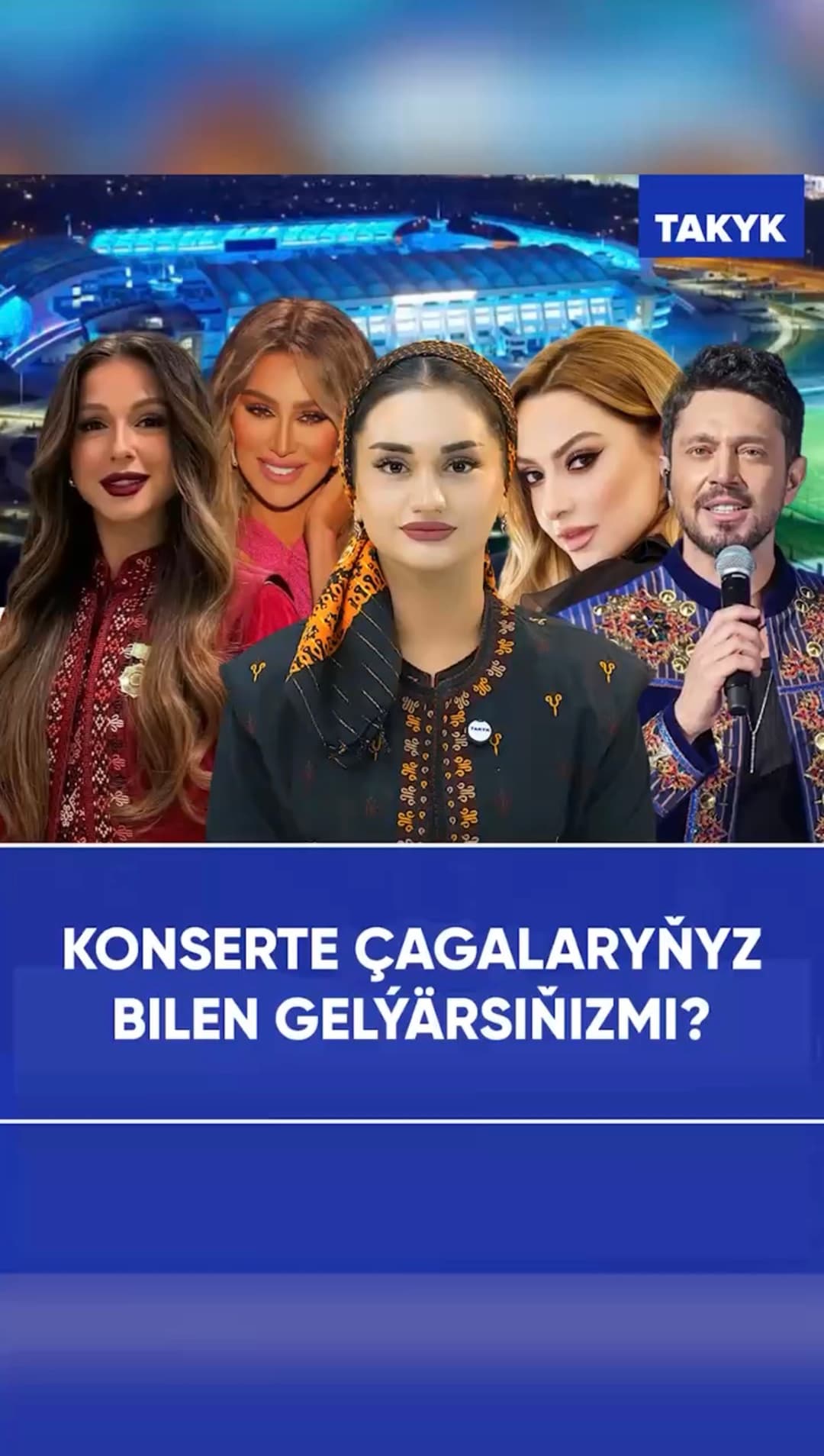 Konserte çagalaryňyz bilen gelýärsiňizmi?