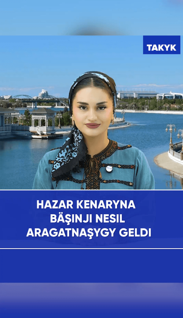 Hazar kenaryna bäşinji nesil aragatnaşygy geldi