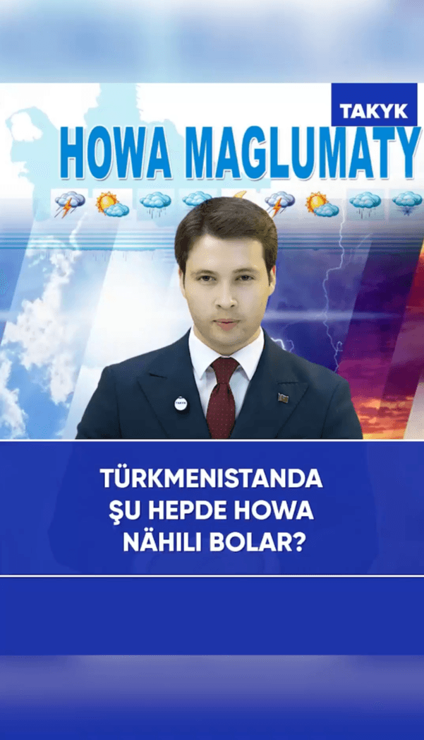 Türkmenistanda şu hepde howa nähili bolar?