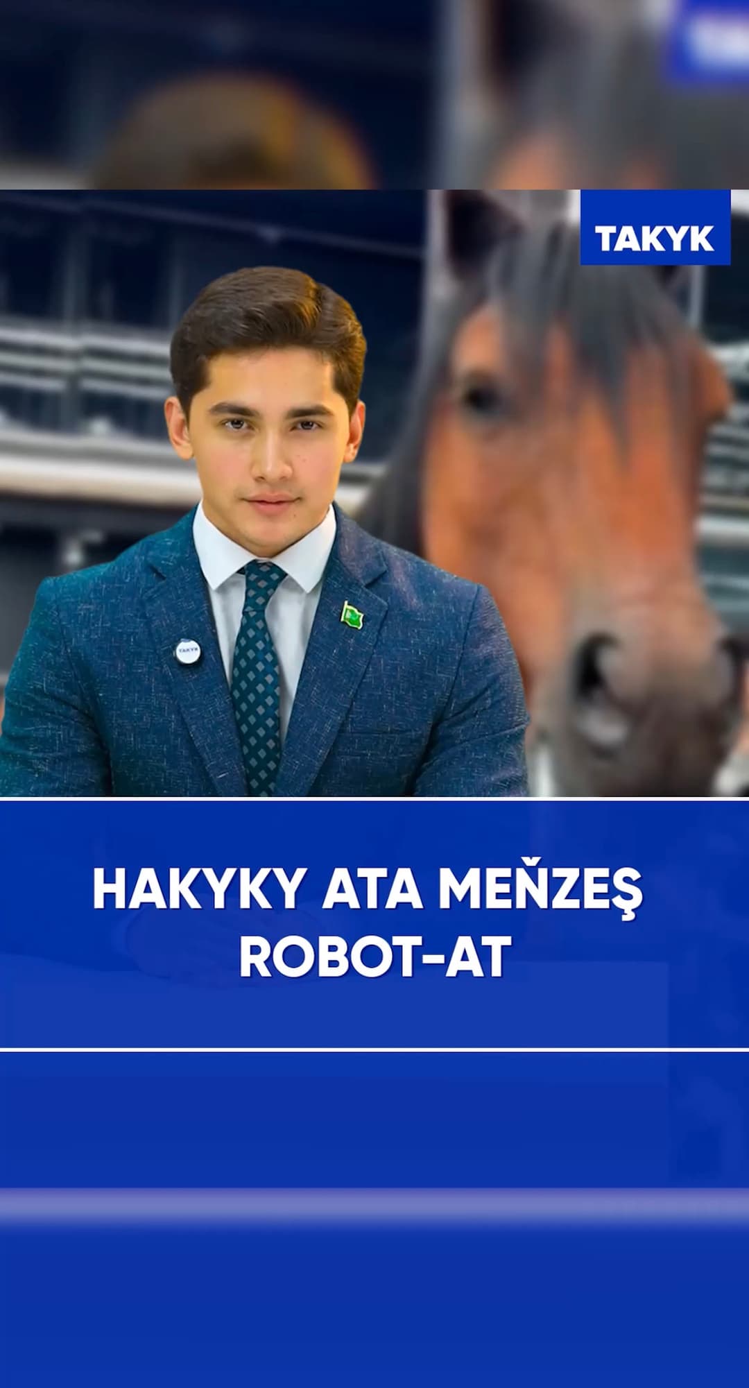 Hakyky ata meňzeş robot-at