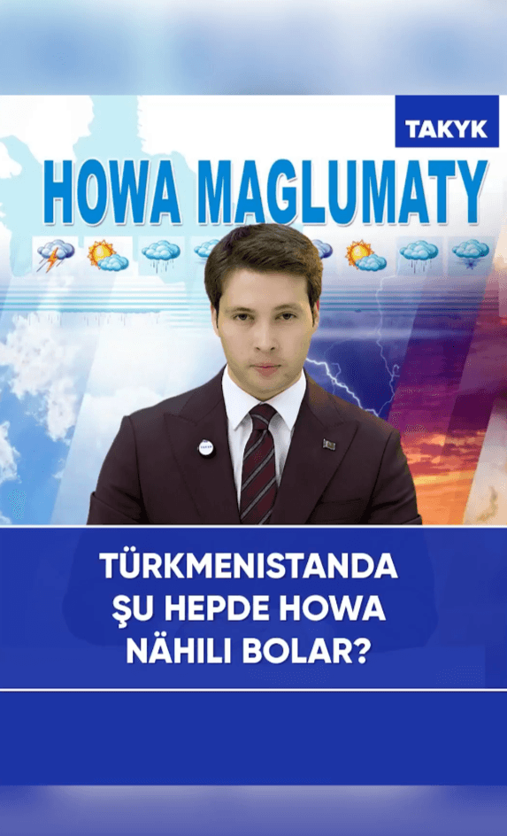 Türkmenistanda şu hepde howa nähili bolar?