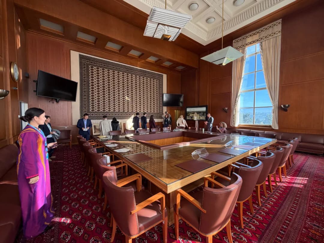 Renovated Turkmen Hall Unveiled at the Palais des Nations in Geneva
