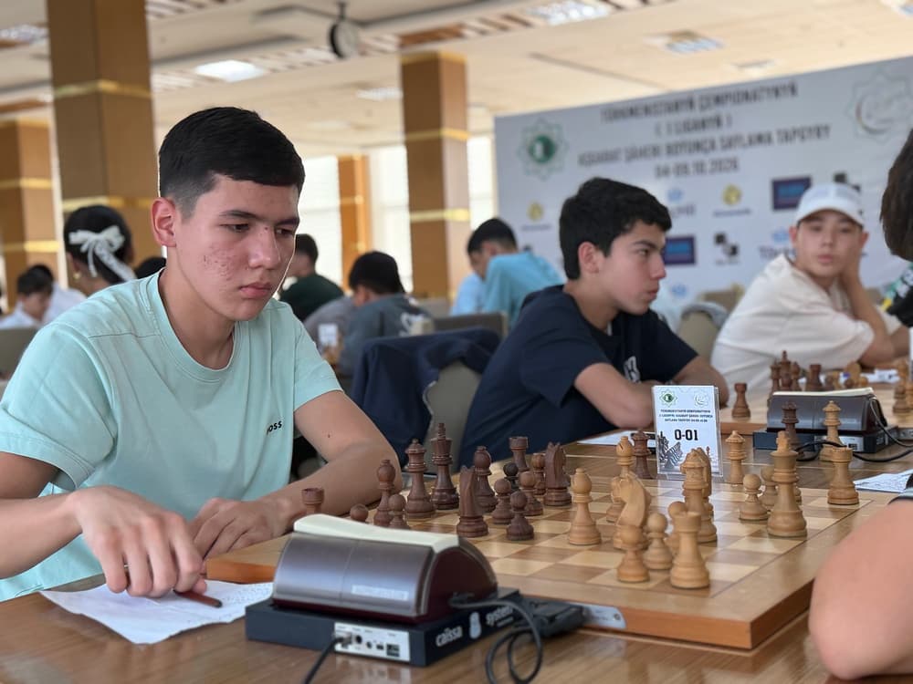 Record number of participants gather for regional Qualifiers of the Turkmenistan chess Championship Second League