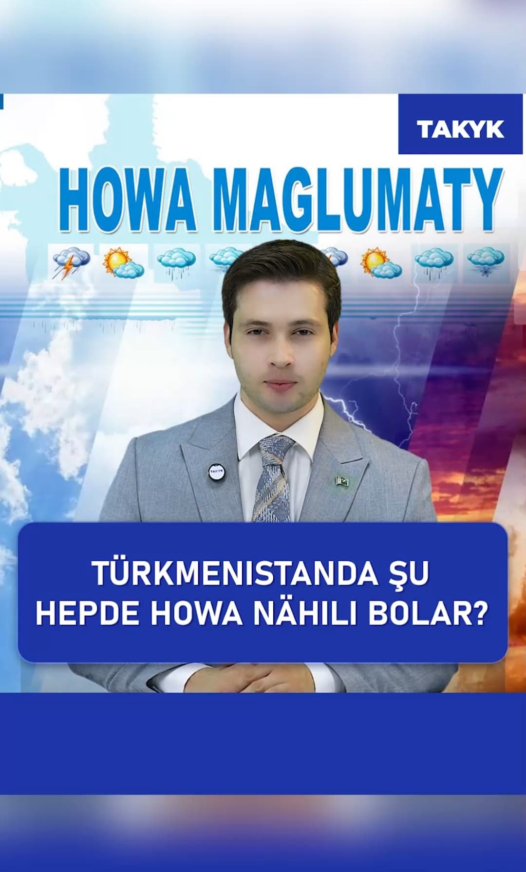 Türkmenistanda şu hepde howa nähili bolar?